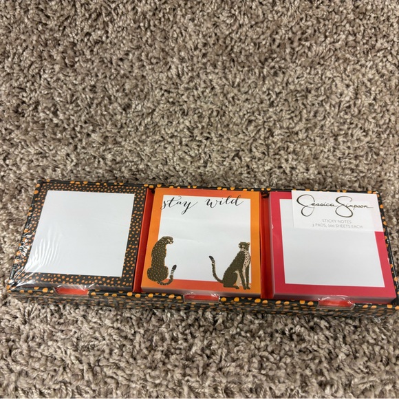 Leopard Print Sticky Notes Set - Picture 8 of 8